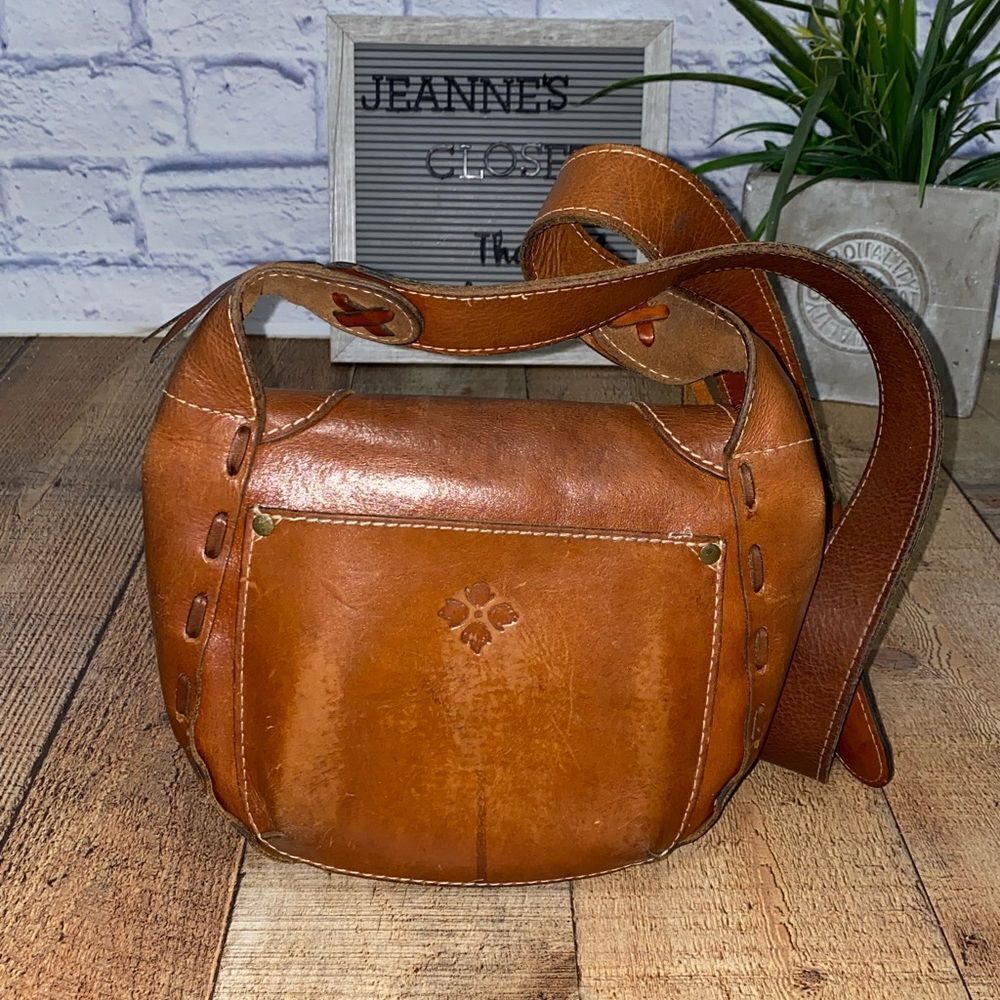 Patricia nash tooled leather flap shoulder bag - Picture 5 of 12